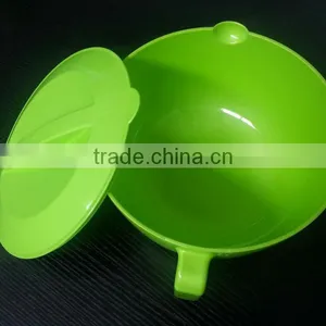 Simple Design Disposable Plastic Salad Bowl With Lid of New Material PLA thumbnail-1
