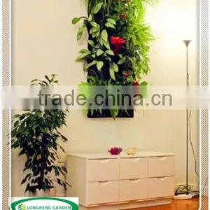 6 Pocket Hanging Vertical Garden Wall Planter, Living Wall, Garden Wall, Vertical Garden Systems thumbnail-1