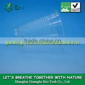 Compostable Material Disposable Multisize Plastic PLA Clear Cup for Cold Drinking /ice Cream /yogurt thumbnail-1