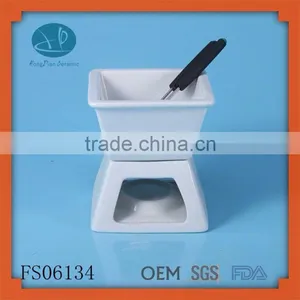 Best Selling Products Ceramic Fondue Set,Cooking Tools,hot Pot,Fondue Sets Cheese Tools Type and Ceramic Material Mini Fondue se thumbnail-1