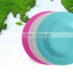Factory Wholesale Biodegradable Bamboo Fiber Eco Plate thumbnail-6