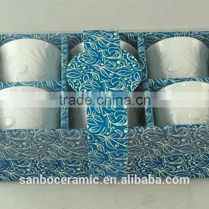 Ceramic Cawa Cup, Cups of Arabic Coffee Cawa, 6 PCS Set thumbnail-6