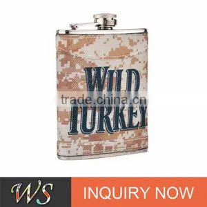 WSJJYY013 High Quality and Hot Selling 2oz Stainless Steel Hip Flask thumbnail-6