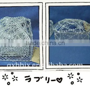 Rectangle/Square/Egg Shaped Silver Wire Gift Box thumbnail-1