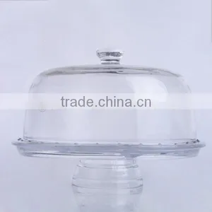 Glass Dome Cake Stand Fittings Wholesale Machine Made for Wedding Cakes thumbnail-1