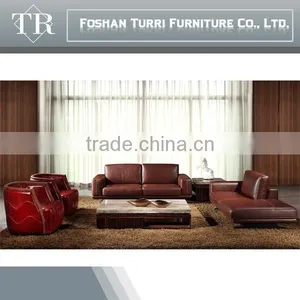 Modern Italian Style Geniune Sectional Leather Sofa thumbnail-1