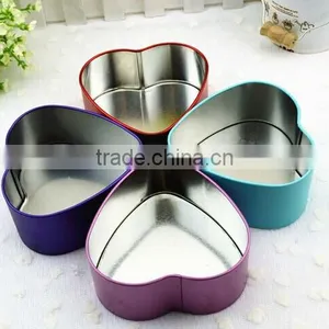 Customized Heart Shape Tin Box thumbnail-2