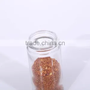 4oz Clear Round Glass Spice Jars With Metal Screw Top Lid thumbnail-5