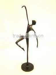 Metal Dancing Lady Statue thumbnail-1