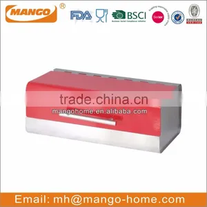 Glass Front Stainless Steel Bread Bin thumbnail-4