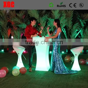 Highboy Bar Counter Table With Led Lighting for Events thumbnail-2