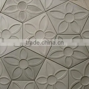 Matt Finished Concrete Flower Texture Tiles thumbnail-1