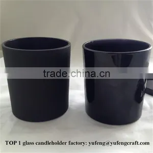 Candle Gift Black Glass Candle Jar thumbnail-6