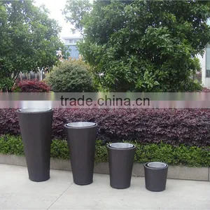 Outdoor Garden Supplies 6 Pics Rattan Flowerpot Sets thumbnail-1