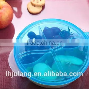 BPA-Free Plastic Lunch Box With 3 Compartments thumbnail-3