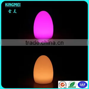 Plastic Housing Rechargeable Battery Powered Rgb Color Changing Led Goose Egg Lamp thumbnail-1