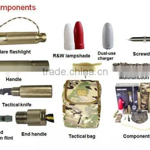 Ultimate Survival 30 in 1 Shovel Hammer Hoe Axe Knife Emergency Camping & Hiking Gear Kit Tools thumbnail-6