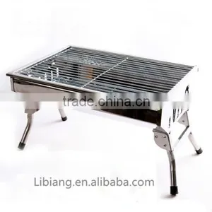 Floding and Easy to Carry Outdoor Stainless Barbecue Grill thumbnail-2