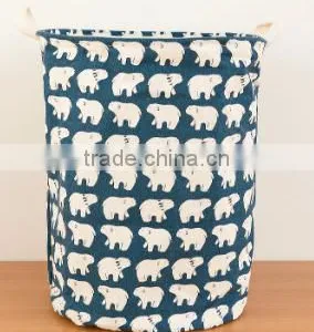Big Waterproof Fabric Drawstring Cotton Laundry Bag thumbnail-1