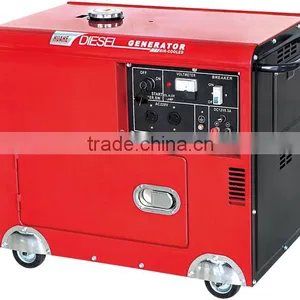 5KW Silent Diesel Generator Price, 186F Engine Diesel Generator With Wheel,diesel Generator With America Socket thumbnail-3