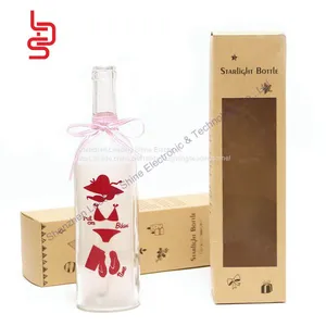 Happy Life Starlight Bottle Birthday LED Amber Love Gift Idea thumbnail-1