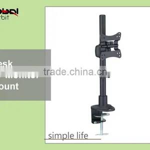 Support up to 27 Inch LCD Television Swivel Desk TV Rack Bracket Monitor Riser thumbnail-4
