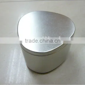 Heart-shaped Candy Tin WIth Plug Inner Lid, Heart Tin Box thumbnail-1