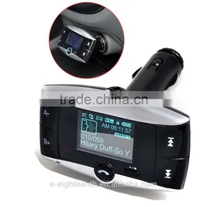 2016 Hot 1.5" LCD Car Kit Bluetooth MP3 Player SD MMC USB Remote FM Transmitter Modulator thumbnail-2