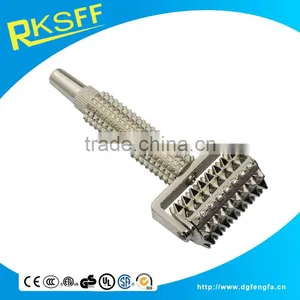 Zinc Alloy Handheld Head Massage Roller With Silver Plated thumbnail-3
