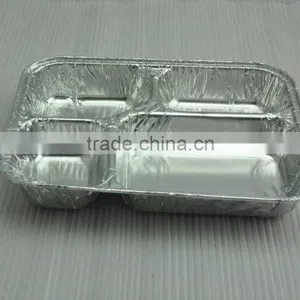 Oven and Microwave Safe Flight Meal Aluminum Tray With Compartments thumbnail-6