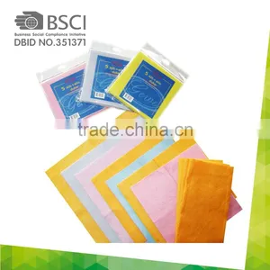 Hot Selling Rayon Cleaning Yellow Dust Cloth Disposable Household Cleaning Wipes thumbnail-5