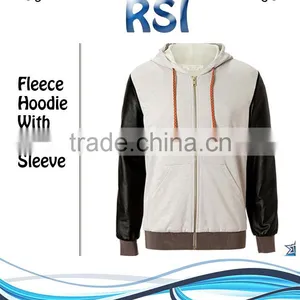 EMBROIDERY AND PRINTING WOMEN'S FLEECE HOODIE thumbnail-2