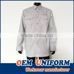 Men Shirt Cotton Grey With High Quality thumbnail-1