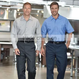65/35 Poly/Cotton Workwear Custom Mens Work Shirts thumbnail-4