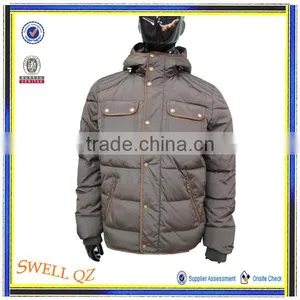 European Fashion Winter Clothes Men Padded Winter Coat With Hood thumbnail-1