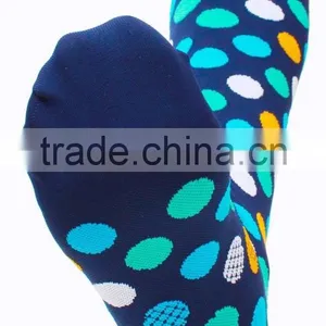 Compression Socks With Polka Dots Made of Nylon and Spandex thumbnail-3