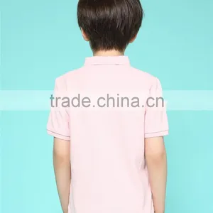 Fashion New 2016 Boys T Shirts White Casual Boys t Shirt /polo t Shirts Kids Brand With Short Sleeve thumbnail-2