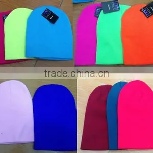 Acrylic Knitted Beanie Hat thumbnail-1