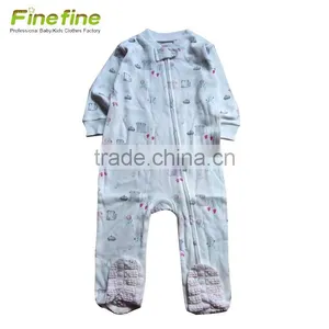 New Born Cool Pattern Plain Organic Baby Romper Clothing thumbnail-1