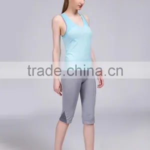 Fitness Women Sportswear Soft Fabric Seamless Comfortable Yoga Tank Top thumbnail-1