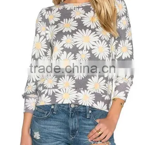 Runwaylover EY2353B New Design 2017 Ladies Fashion Printed Hoodies thumbnail-1