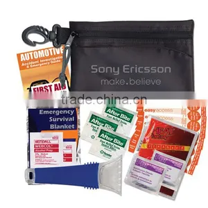 Winter Auto Kit - Has Ice Scraper, Blanket, Hand Warmers, Bandages, Antiseptic Swabs and Comes With Your Logo thumbnail-1