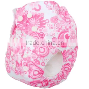 Beautiful Infant Girl Cloth Diaper Flower thumbnail-1