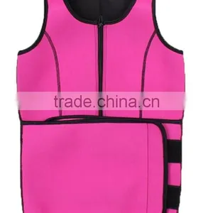 Walson Adjustable Slimming Neoprene Sauna Tank Top Vest Trainer Waist Belt Shaper Plus thumbnail-1