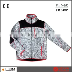 Fleece Anoraks Coarse Needle Polyester t Mens Knitted Jacket thumbnail-1
