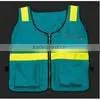 Custom Blue Airbag Motorcycle Reflex Rescue Vest thumbnail-4