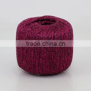 Color Fancy Yarn Metallic Yarn Hand Knitting Yarn thumbnail-1