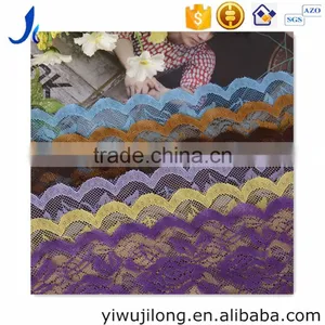 7 Colour Band Stretch Lace Trim thumbnail-1