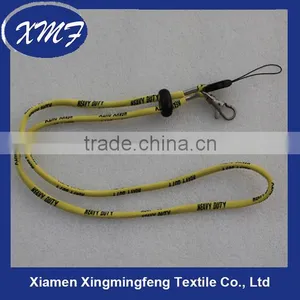 Soft Circular Cotton Logo Cord Lanyard thumbnail-1