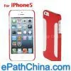 Para Blaze Duo Series Rubberized Plastic Case With Metal Skin for IPhone 5 thumbnail-1